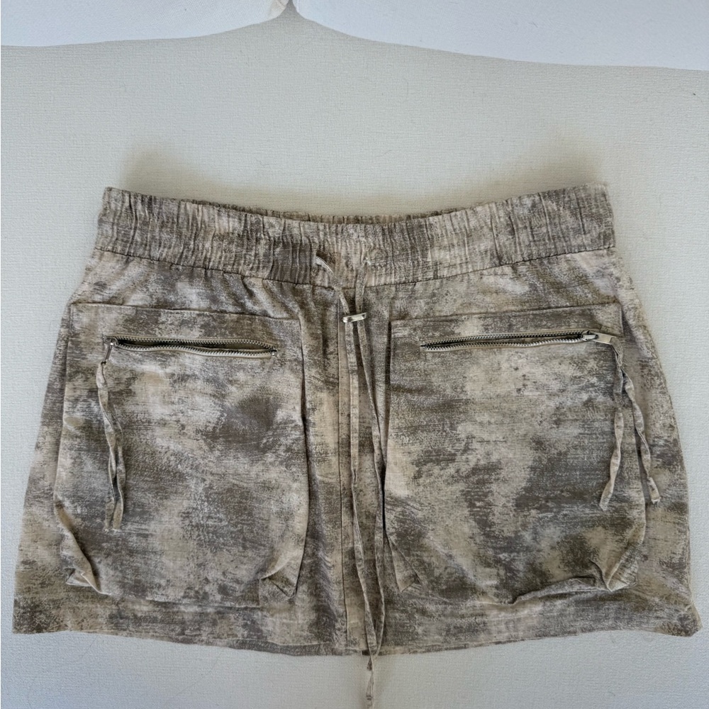 Zara Beige Women's Cargo Skirt